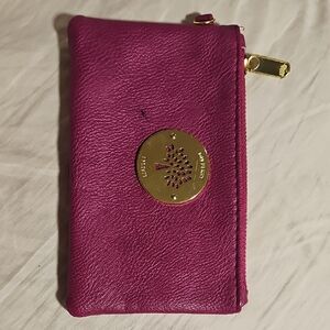 Mulberry Purple Leather Pouch